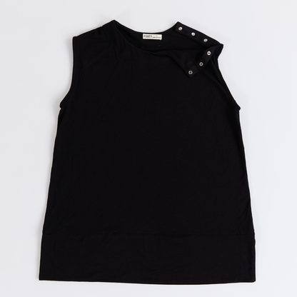 Women’s Black Chemotherapy Tank Top