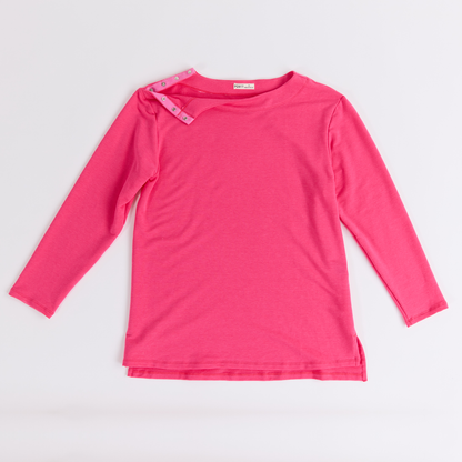 Women’s Pink Chemotherapy Long-Sleeved Shirt