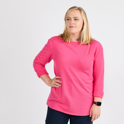 Women’s Pink Chemotherapy Long-Sleeved Shirt