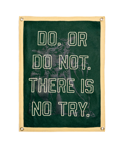 STAR WARS™ Do Or Do Not There Is No Try Camp Flag