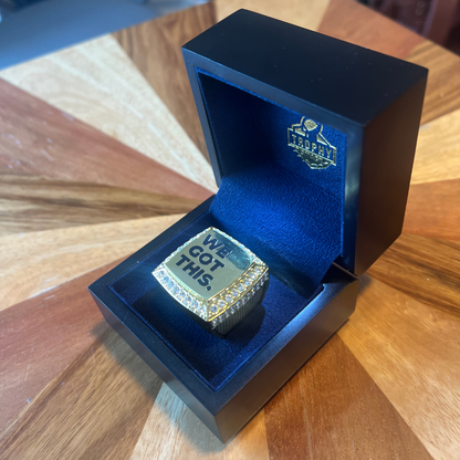 We Got This: Signed Book & Limited Edition Championship Ring and Custom Box