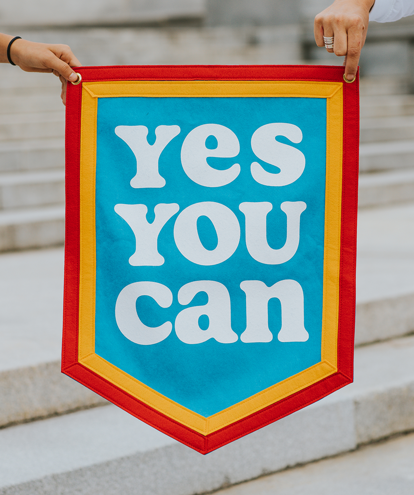 Yes You Can Camp Flag • Kelle Hampton x Oxford Pennant Original