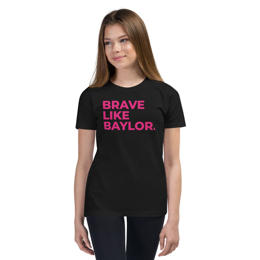 BRAVE LIKE BAYLOR Youth Short Sleeve T-Shirt