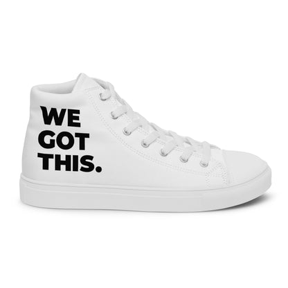 Women’s High Top Canvas Shoes - White